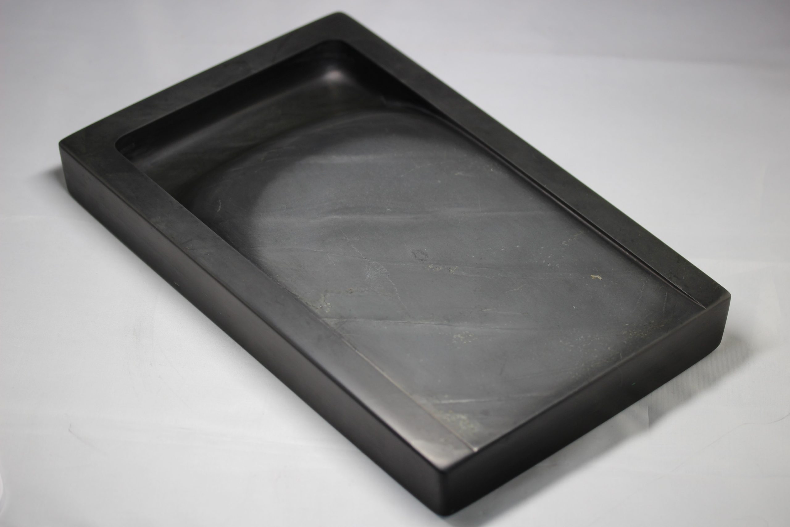 歙州硯 大硯 水波紋 250×162×50mm 歙州硯 大硯 水