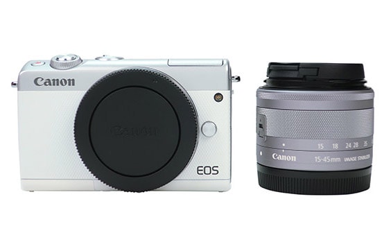 キヤノン ミラーレス一眼カメラ EOS M100 ホワイト レンズキット