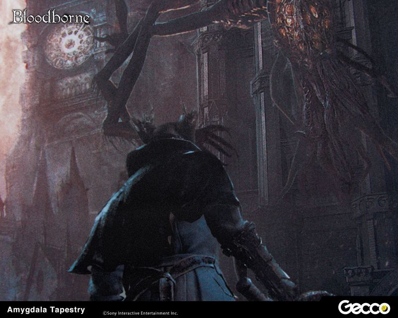 Bloodborne Gecco タペストリー ブラッドボーン B2 Bloodborne