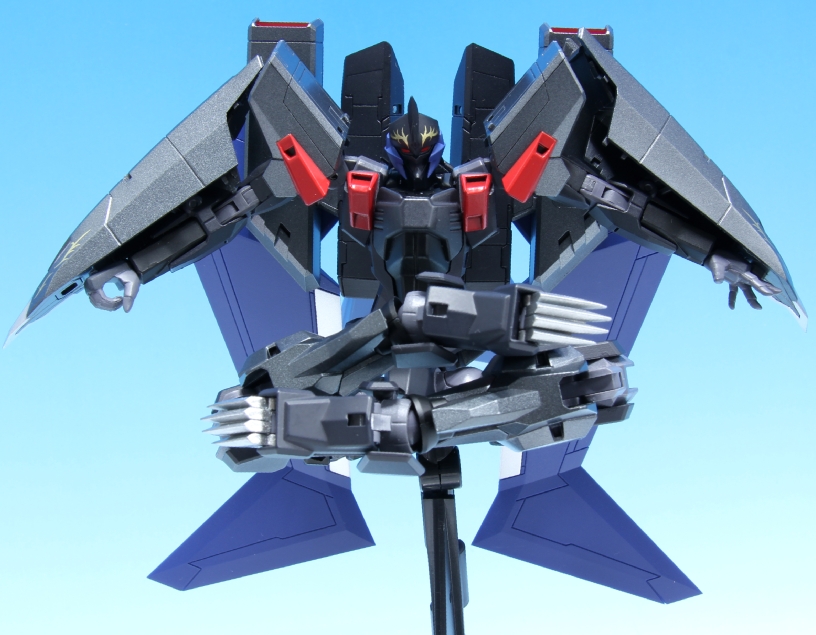 自作 超合金魂 ダンクーガ初期版 千値練ブラックウイング取り付け