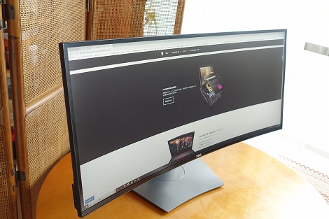 DELL U3419Wレビュー：曲面湾曲パネルを採用した34インチモニタ