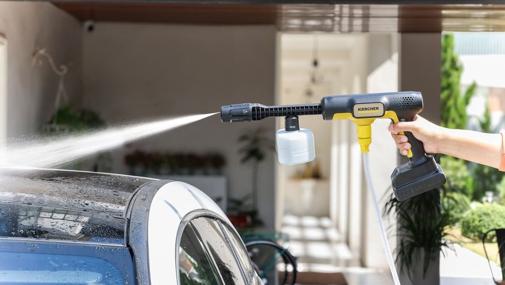 電源・水源不要！ どこでも使えるケルヒャーのコードレス高圧洗浄機