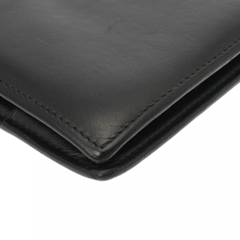 ロエベバイフォールド ウォレット ブラック メンズ レザー 二つ折り