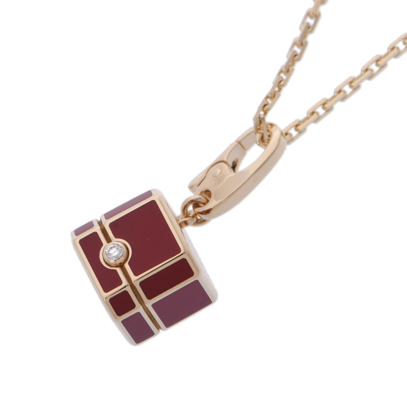 カルティエ ジュエリーボックス チャームネックレス レディース K18