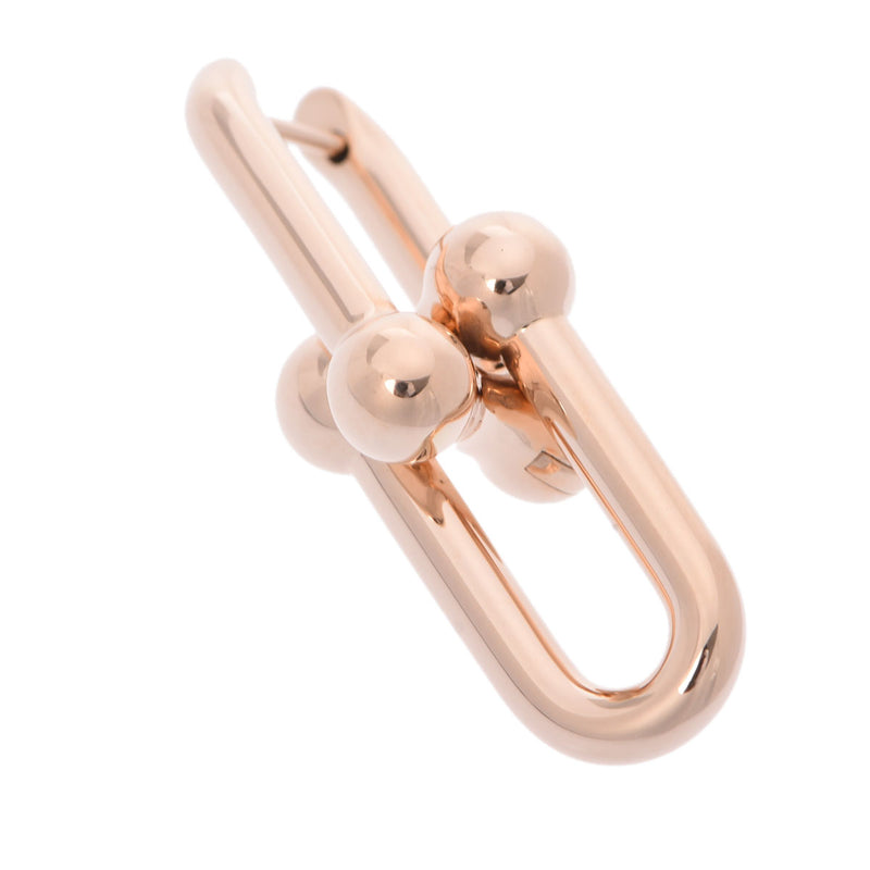 ティファニーハードウェア ラージリンク ピアス レディース K18ピンク