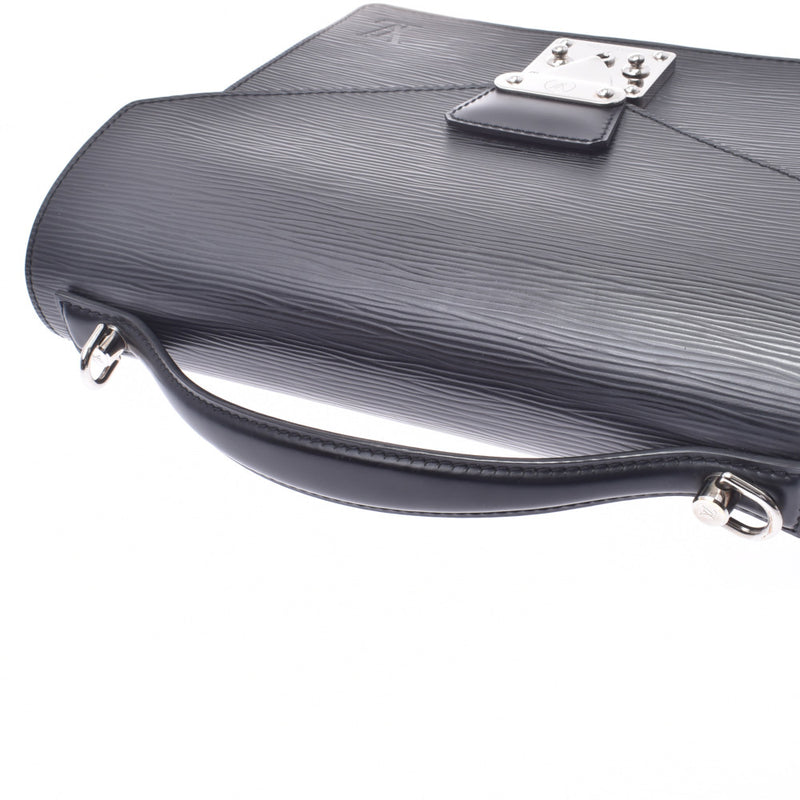 ルイヴィトンモンソー 2WAYバッグ 14127 黒 シルバー金具 ユニセックス