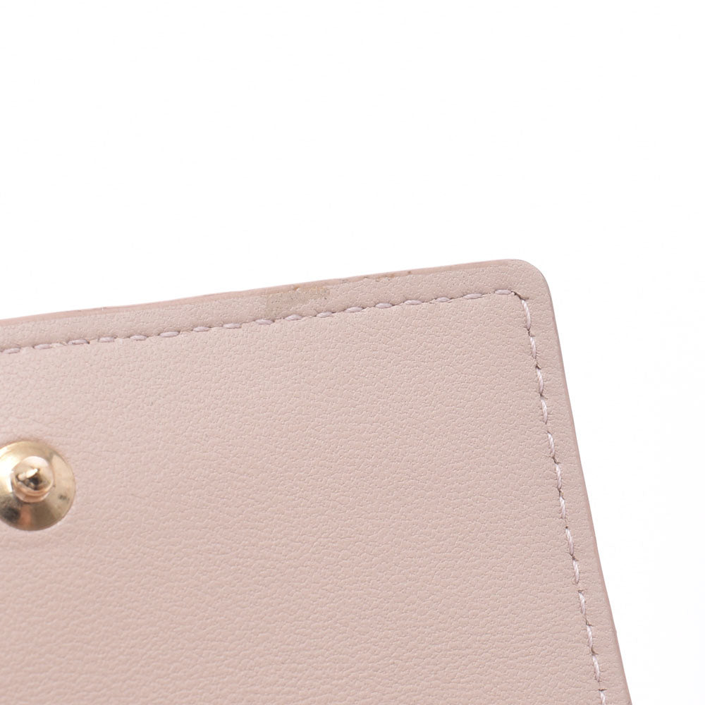 クリスチャンディオールレディディオール ロータスウォレット ピンク