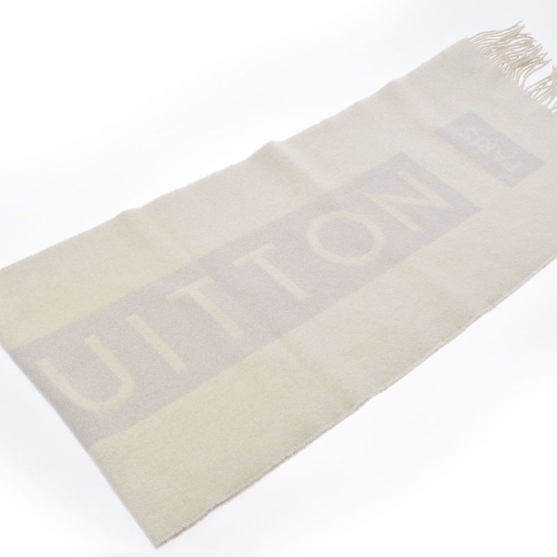 ルイヴィトンエシャルプ バローダ 白/グレー ユニセックス マフラー