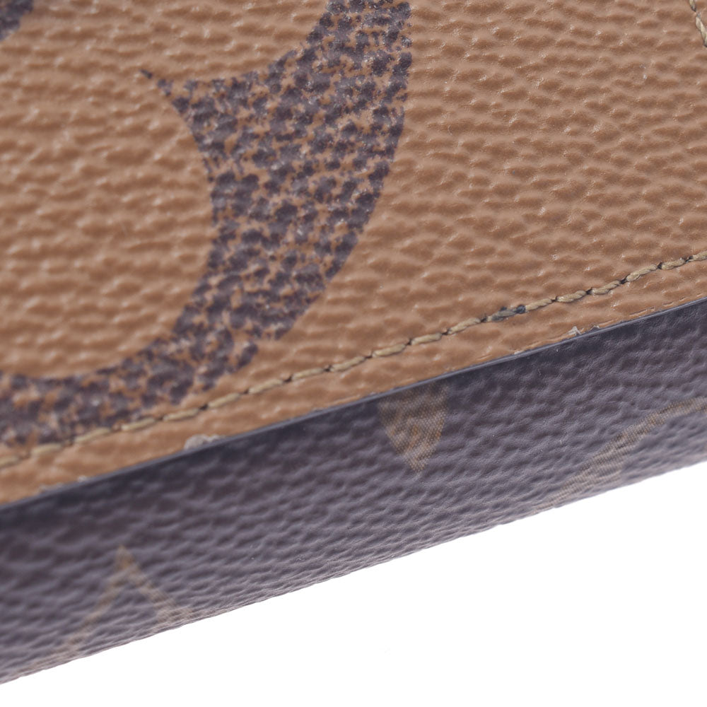 ルイヴィトンリバース ポルトフォイユ ジュリエット 14145 キャメル系