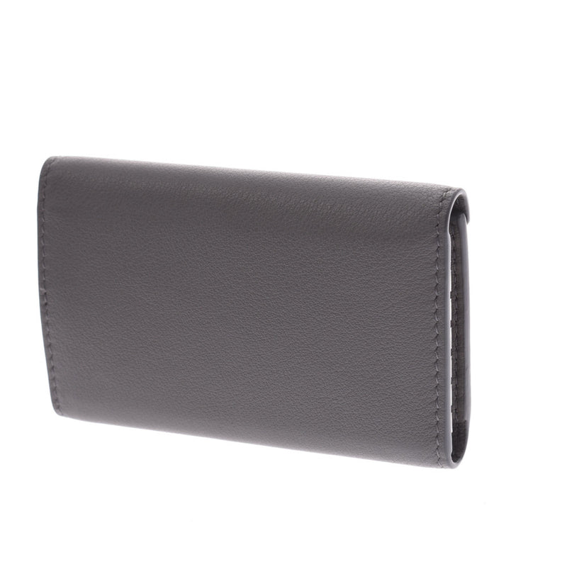 Six バレンシアガ key case paper gray unisex calf key case
