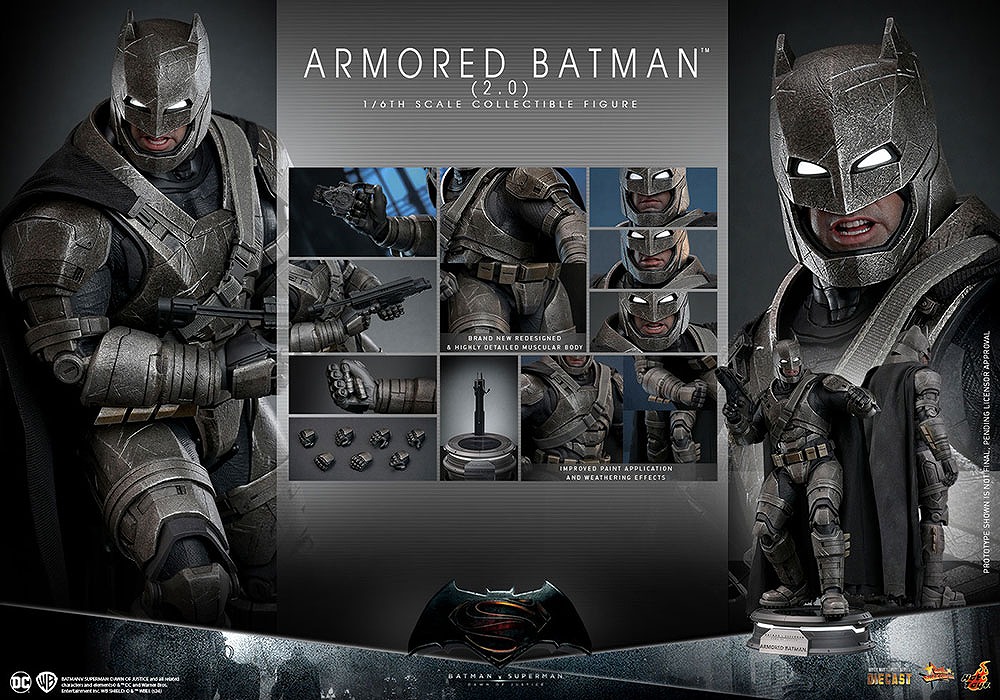 ホットトイズ新作！『バットマン vs スーパーマン』のアーマード
