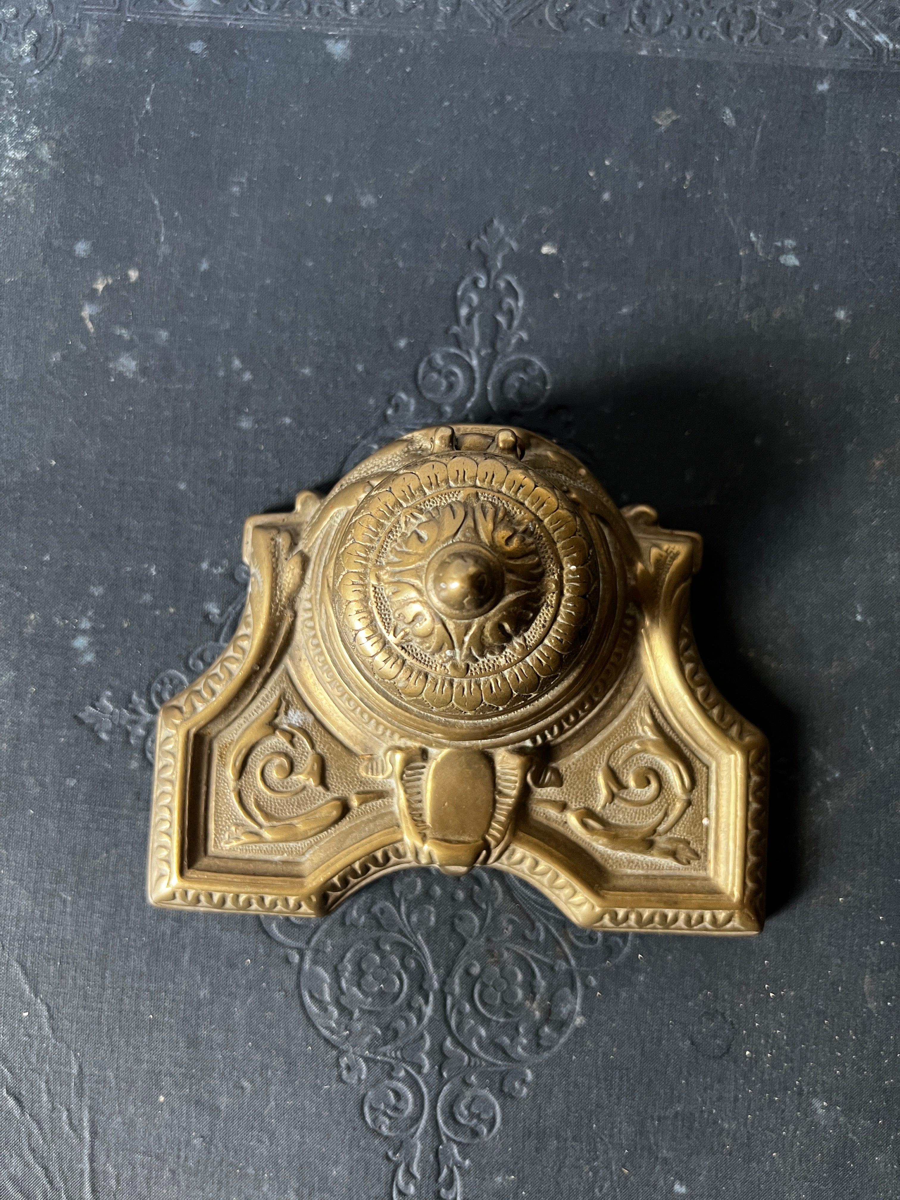 ☆真鍮製インク壺 – France Antique 銀色アンティーク