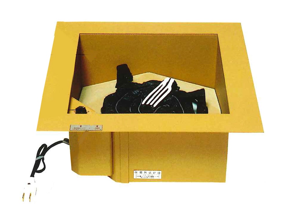 創巧野々田。 電熱式 炉壇。L801。〔施行のご注意、本体、山形の灰型