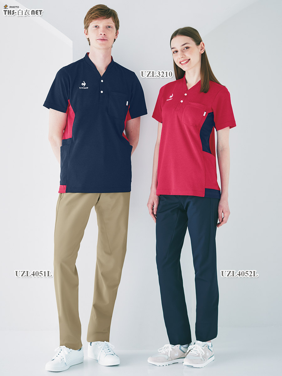 ルコックスポルティフユニセックスニットシャツ半袖[明石S.U.C.製品