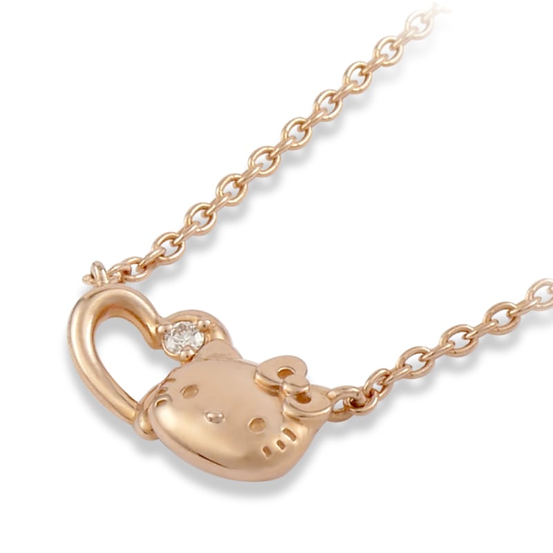 ハローキティ プチ ハート ネックレス キティちゃん