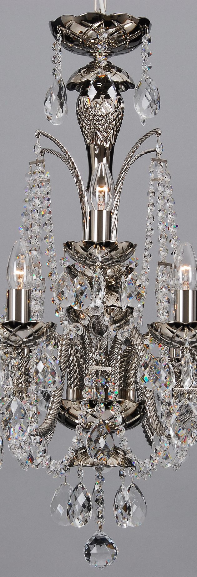 特殊シルバーコーティング加工シャンデリア CH－12CO－DS/12