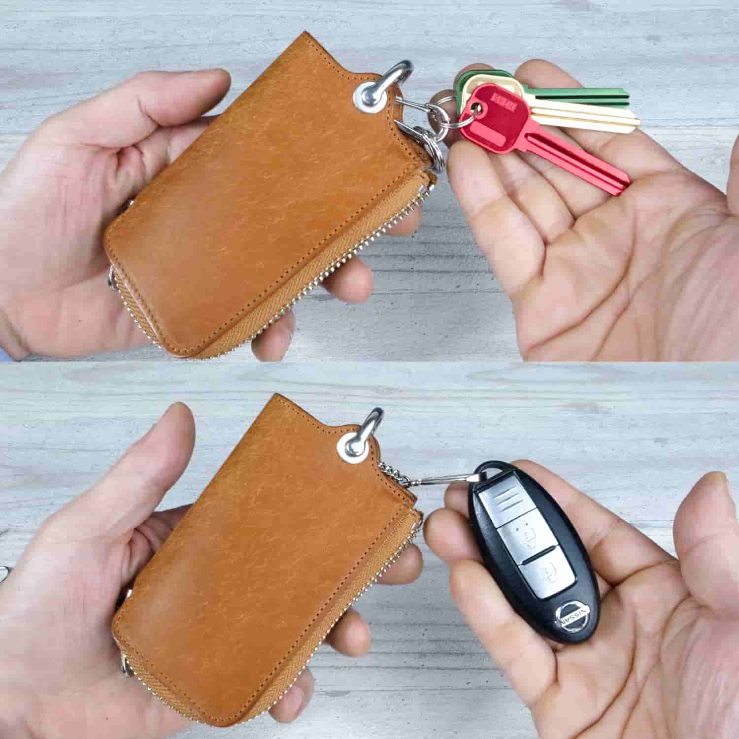 スマートキー対応キーケース プエブロレザー com-ono KEY-002pb 使い