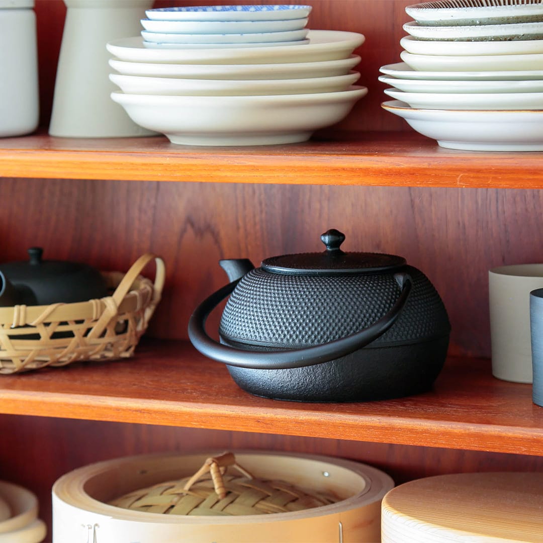 鉄瓶 平形まろみアラレ 1L （OIGEN／オイゲン） | やかん・ケトル