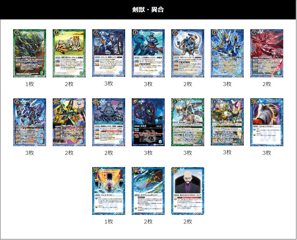 バトスピ ケロロ デッキ パーツ バトルスピリッツ 剣獣 バトスピ