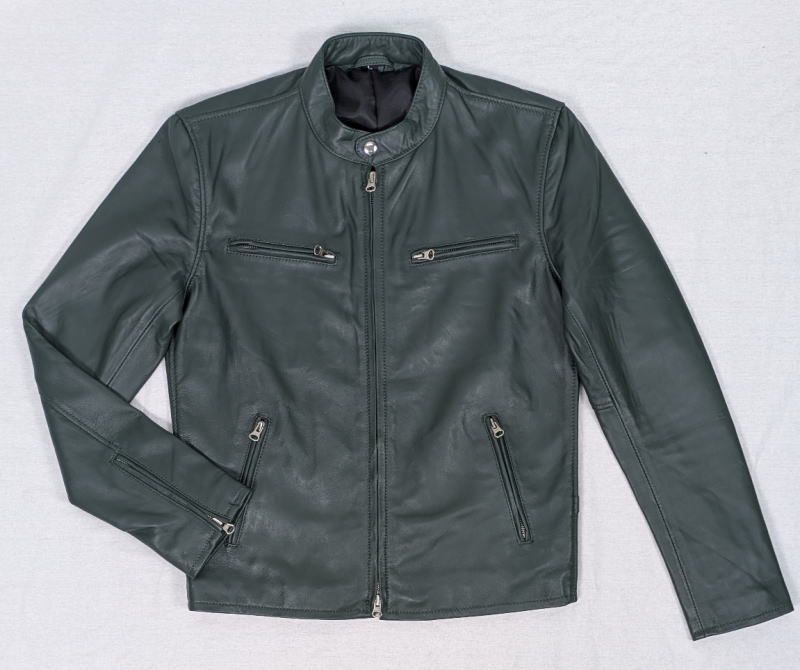 フリーダムレザー 革ジャン ラムレザー シングルライダース レザー