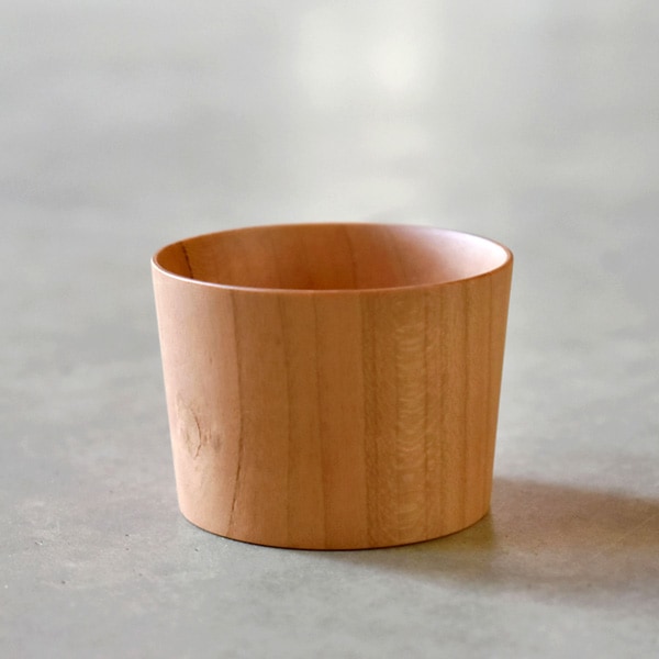 Hacoa×能作】「Sake Cup」天然木のお猪口のみ（Sake Set用