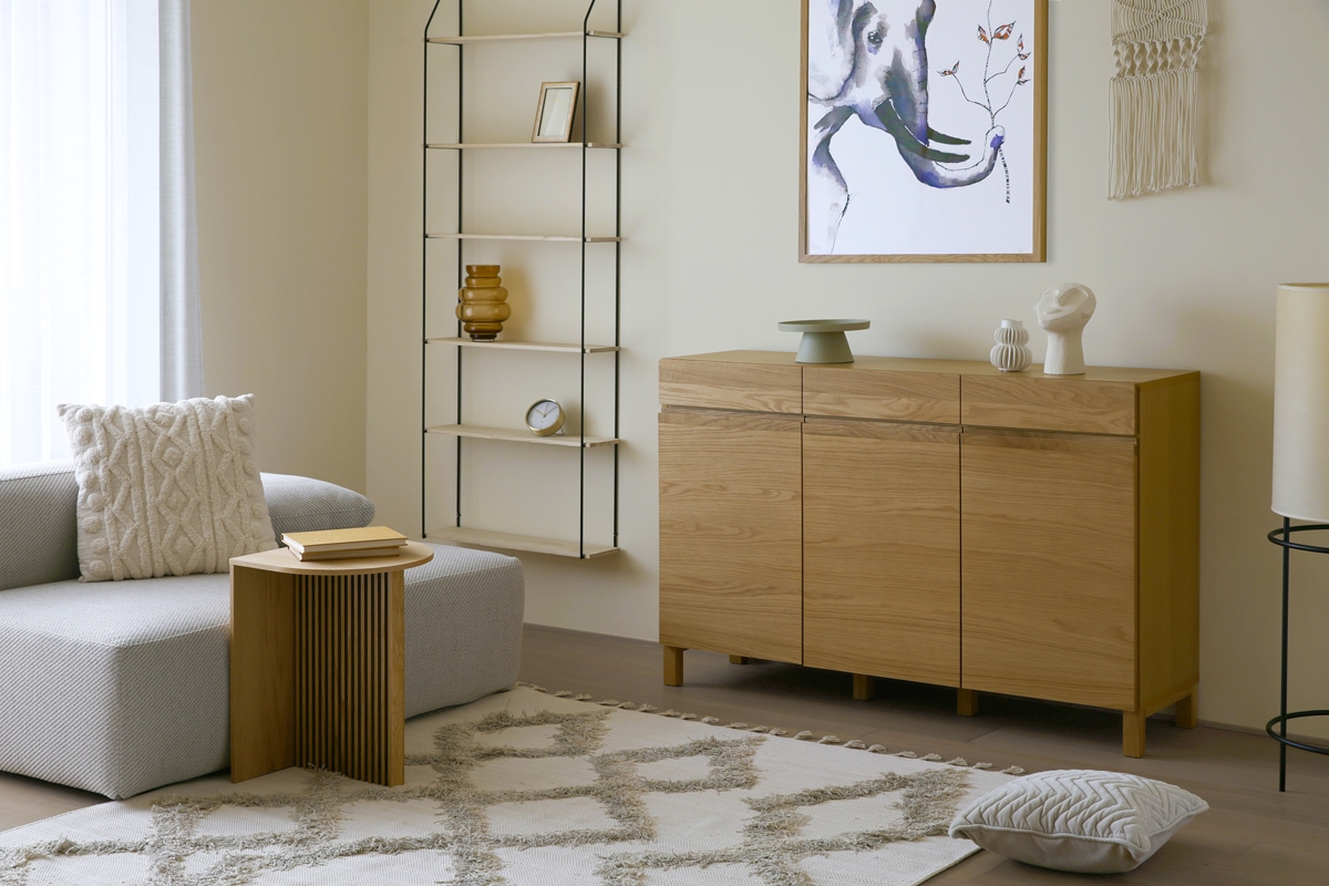 LECCE 134キャビネット オーク