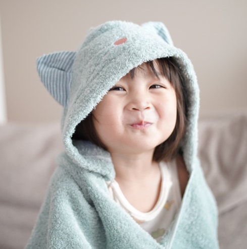 ねこさん フード付バスタオル | [mama's select] | | 今治タオルのコン