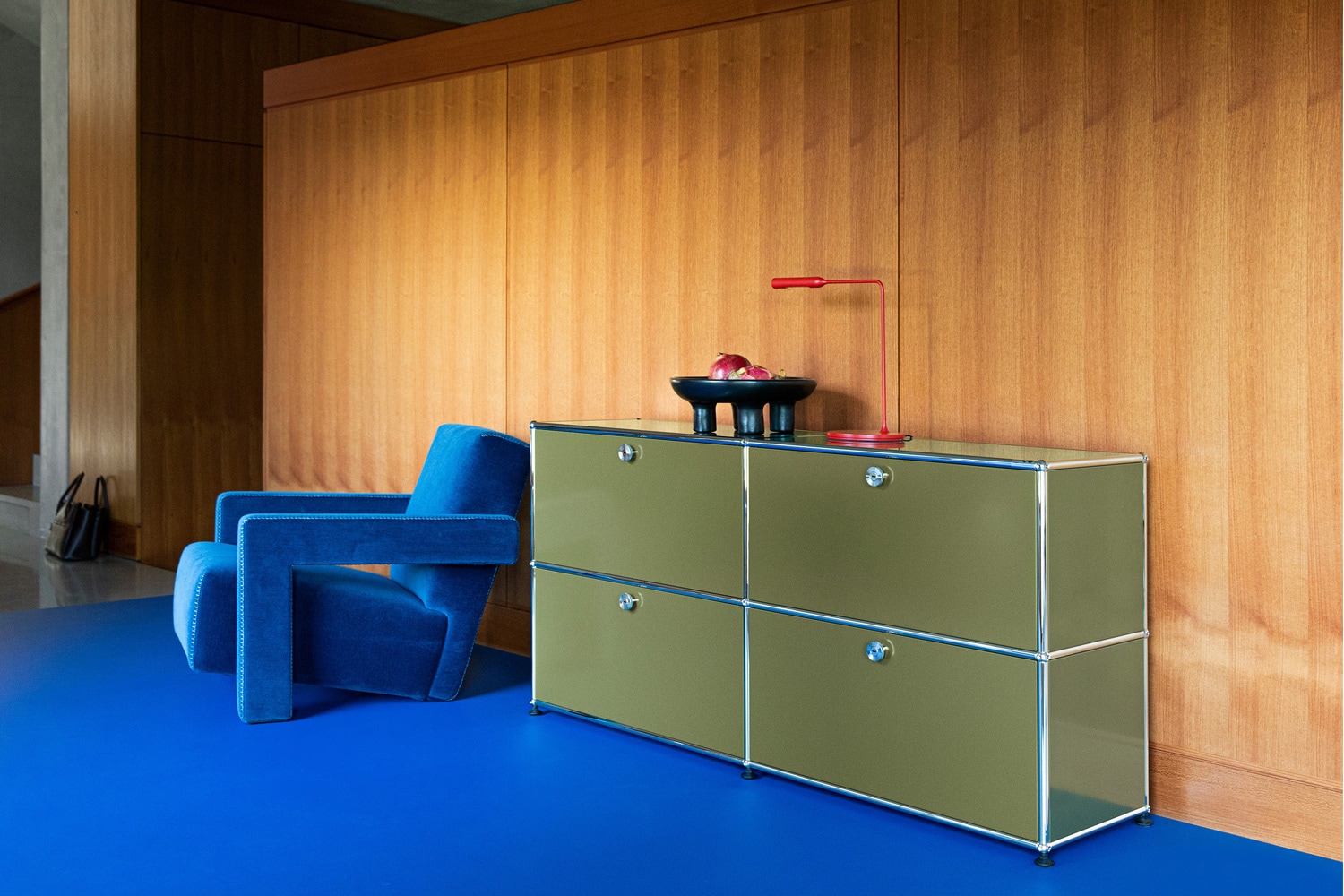 USMハラー サイドボード オリーブグリーンの通販 | 家具・インテリア