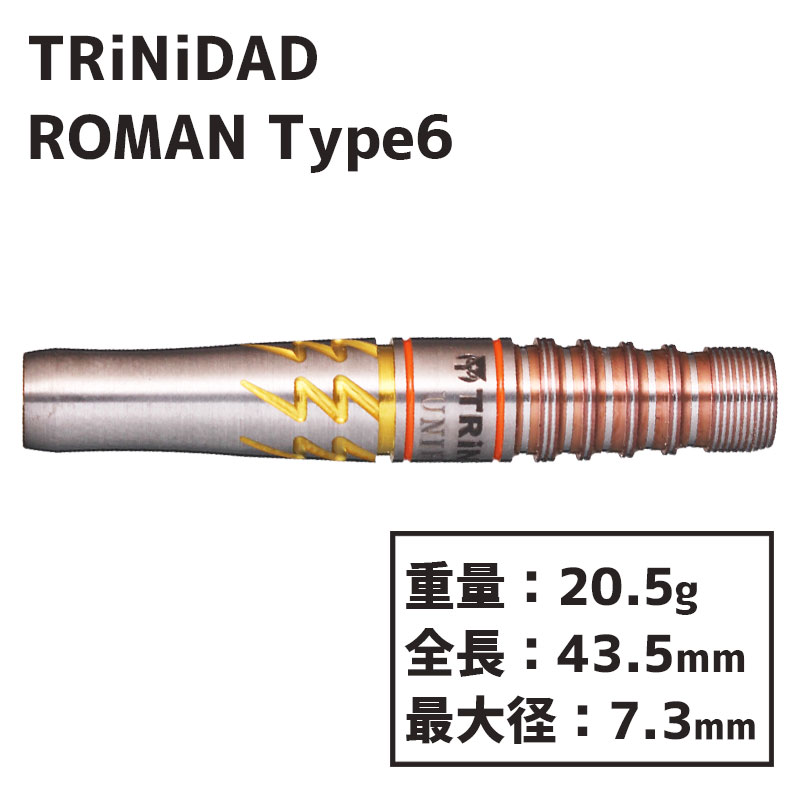 トリニダード ローマン6 TRiNiDAD ROMAN TYPE6 宮脇実由 ダーツ バレル