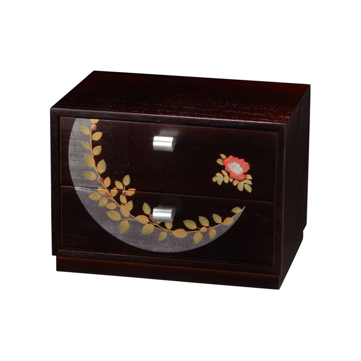 会津塗 創寧 SONE ORIGINAL 2段 小引き出し 木製 ミニ箪笥 小箪笥 金彩