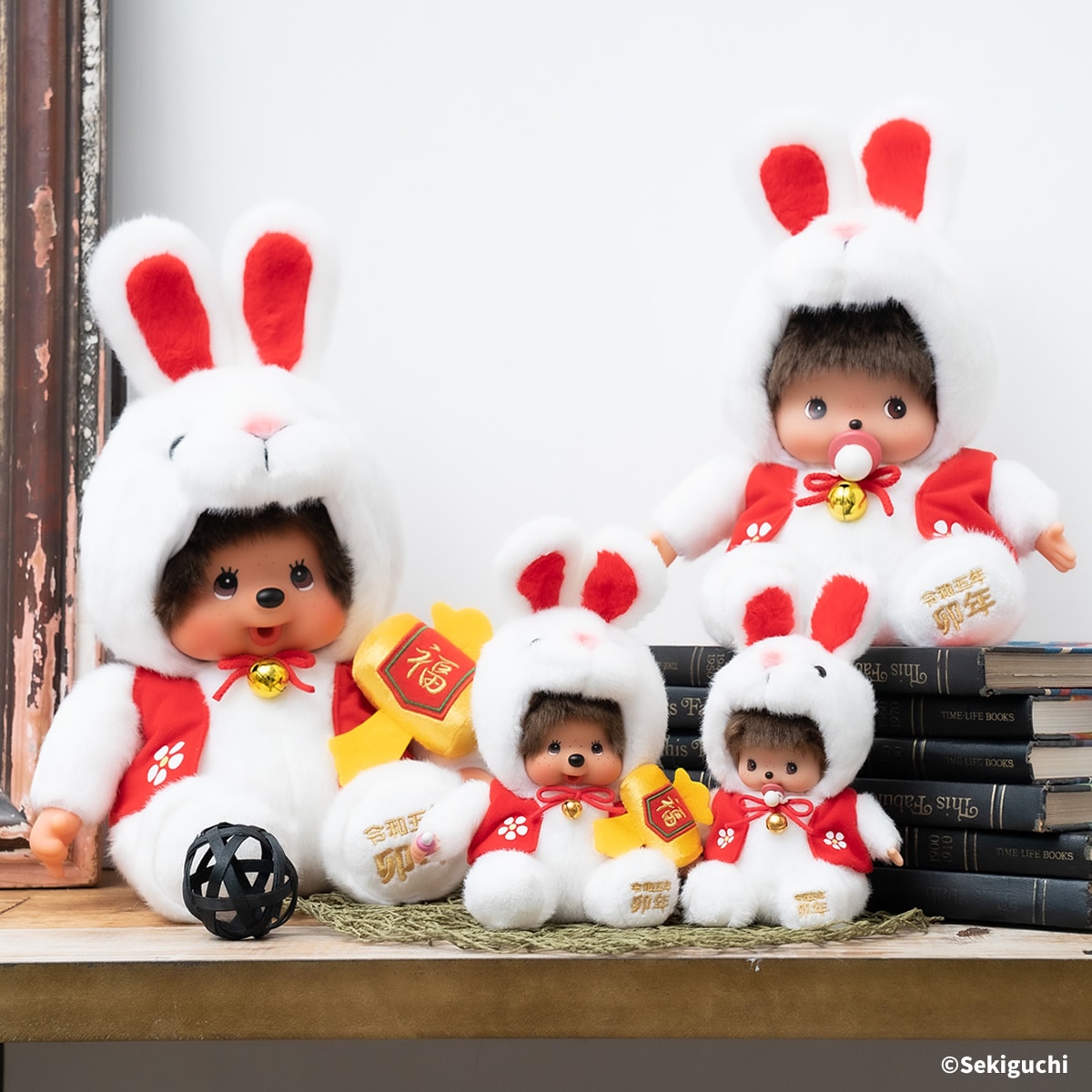 レア]北海道限定モンチッチ ベビチッチ ストラップ 3点セット 北海道