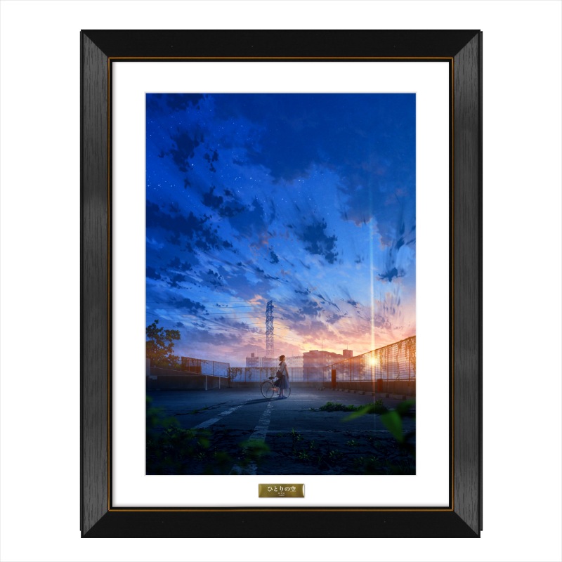 軸中心派 ももこ 直筆サイン入りA3複製原画・ひよりと ももこ】直筆