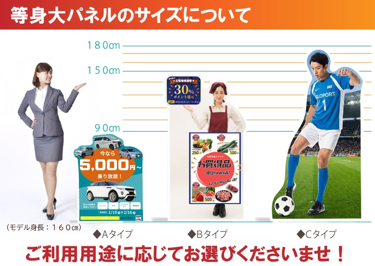 等身大パネル印刷商品のご紹介｜パネル印刷の激安店「パネルパーク