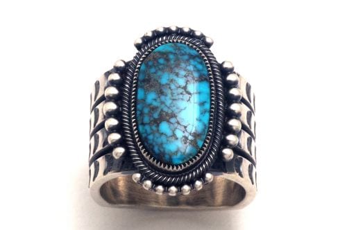 ナバホ族 ロビンツォーシー ローンマウンテン インディアンジュエリー