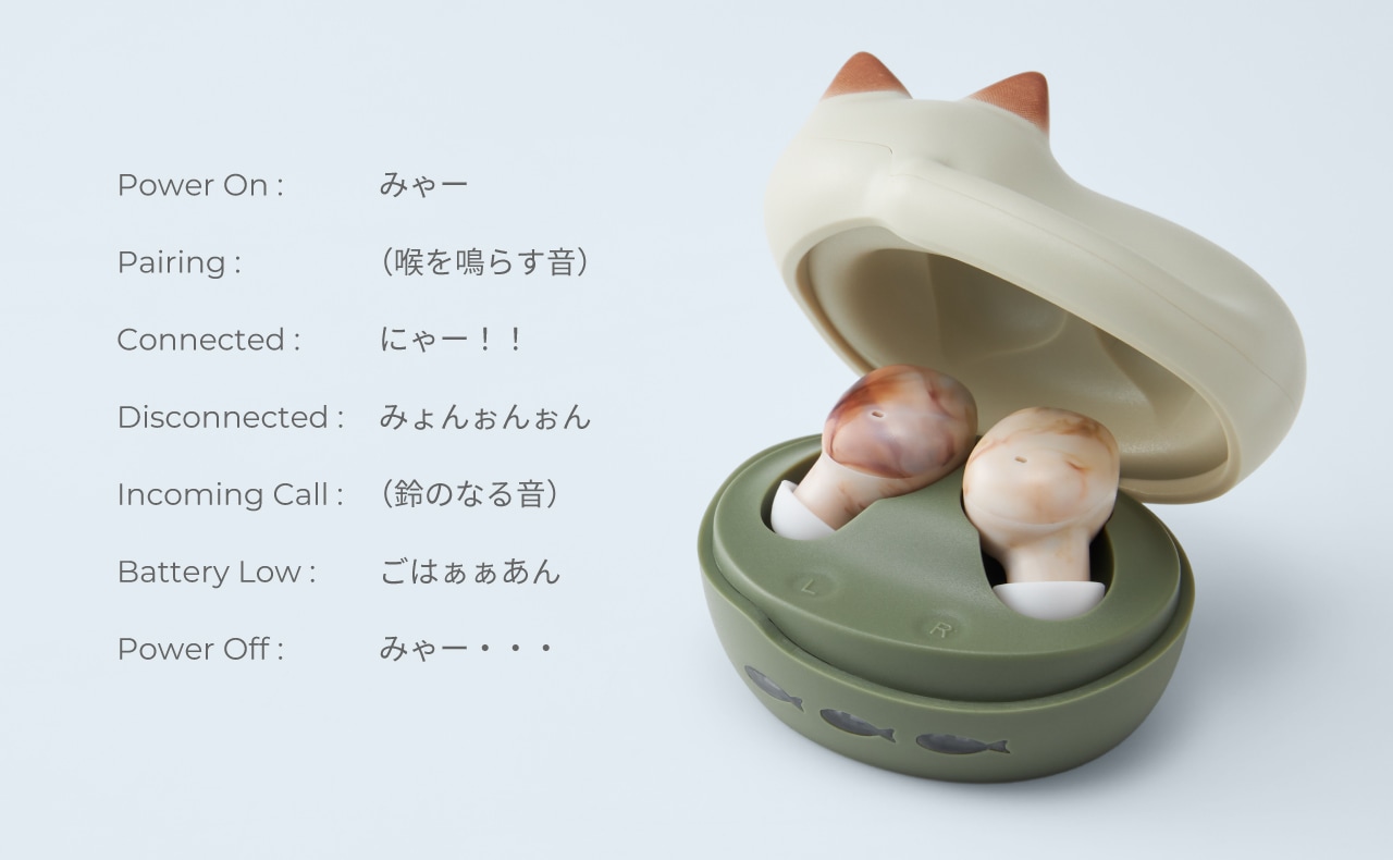 HP-C28BT NEKO 完全ワイヤレスイヤホン | イヤホン,Bluetoothイヤホン