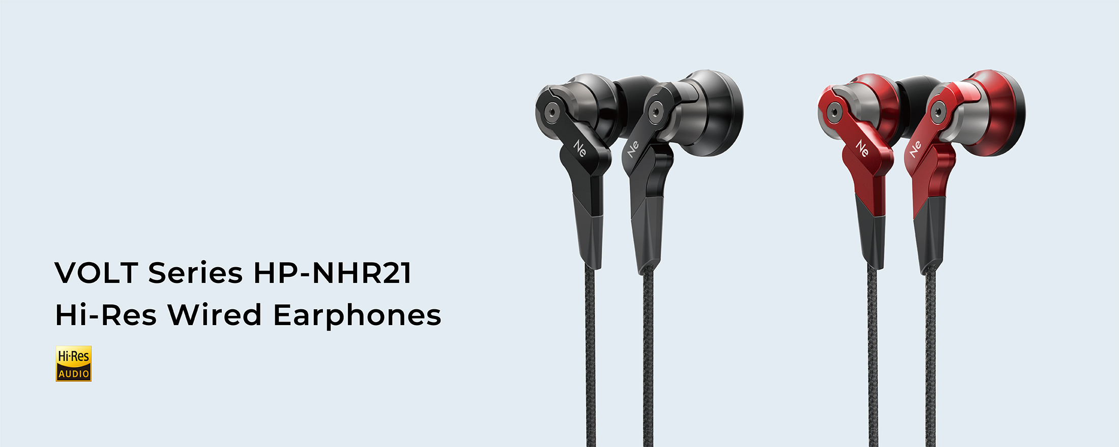 HP-NHR21 VOLTシリーズ 重低音ハイレゾイヤホン High-MFD搭載 上位