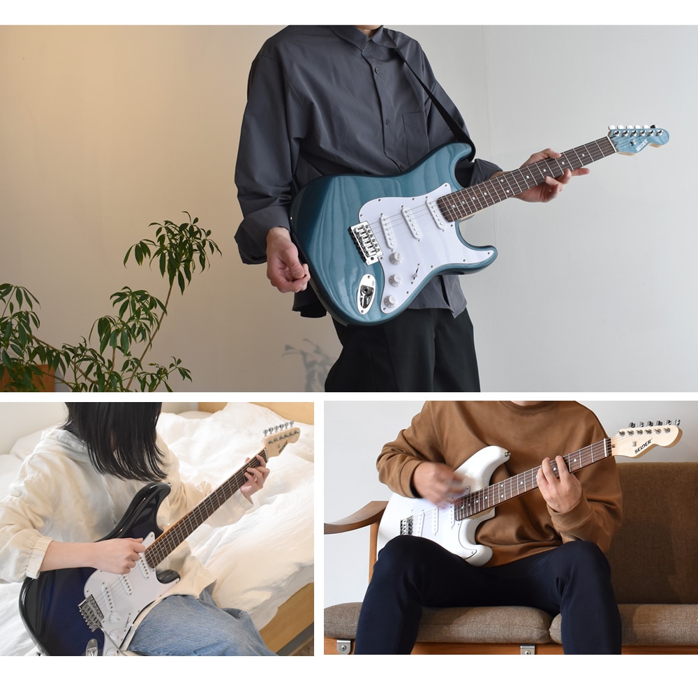エレキギター SELDER ST-16 （本体のみ） 【エレキギター セルダー
