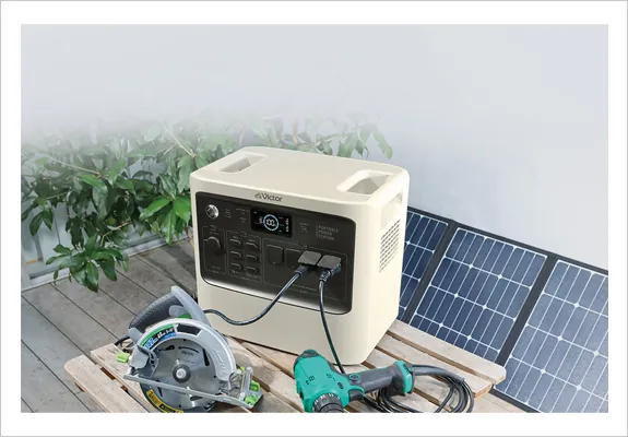 Victorポータブルソーラーパネル BH-SV180 最大180Wのハイパワー出力