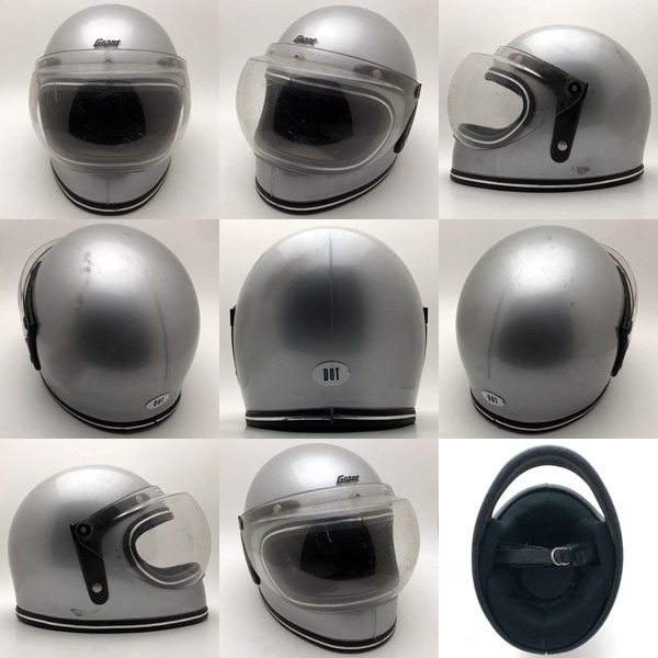 可変式純正シールド付 GRANT SILVER METALLIC 59cm | SPEED ADDICT