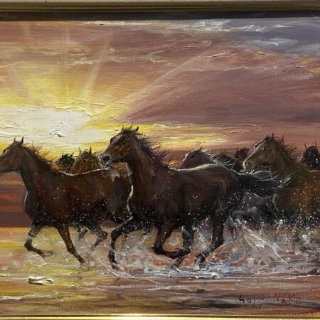 中畑艸人「朝陽郡馬」 ｜ 名古屋 北岡技芳堂