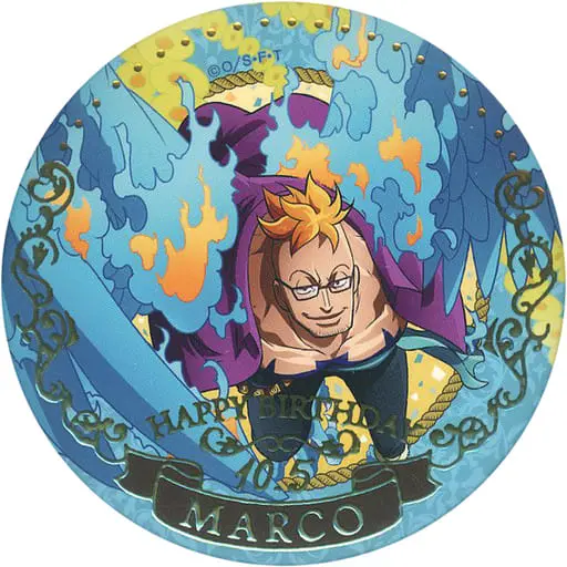 Marco - Badge - ONE PIECE (マルコ 「ワンピース バースデー