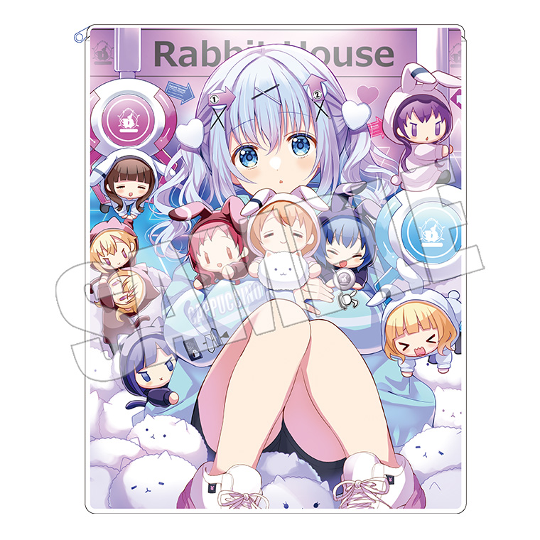 ごちうさ ご注文はうさぎですか？チノ&フユ アニメセンターコラボ缶バッジ