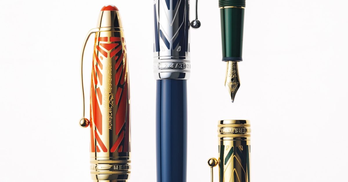 モンブラン、初期傑作デザインを再現した100周年記念万年筆 | GOETHE