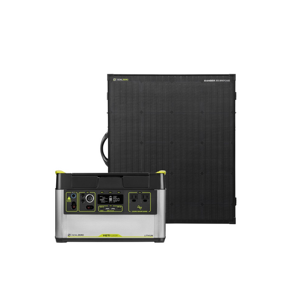 Yeti 1000X + Ranger 300 BC Solar Generator – Goal Zero