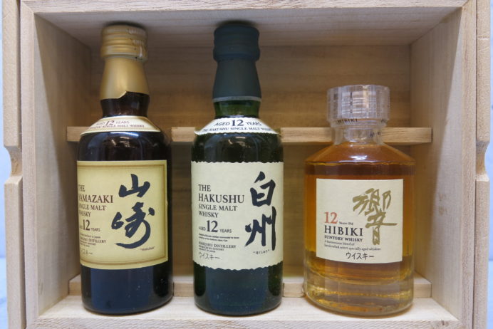 山崎12年 白州12年 響12年ミニボトル 入荷しました。中古販売中です