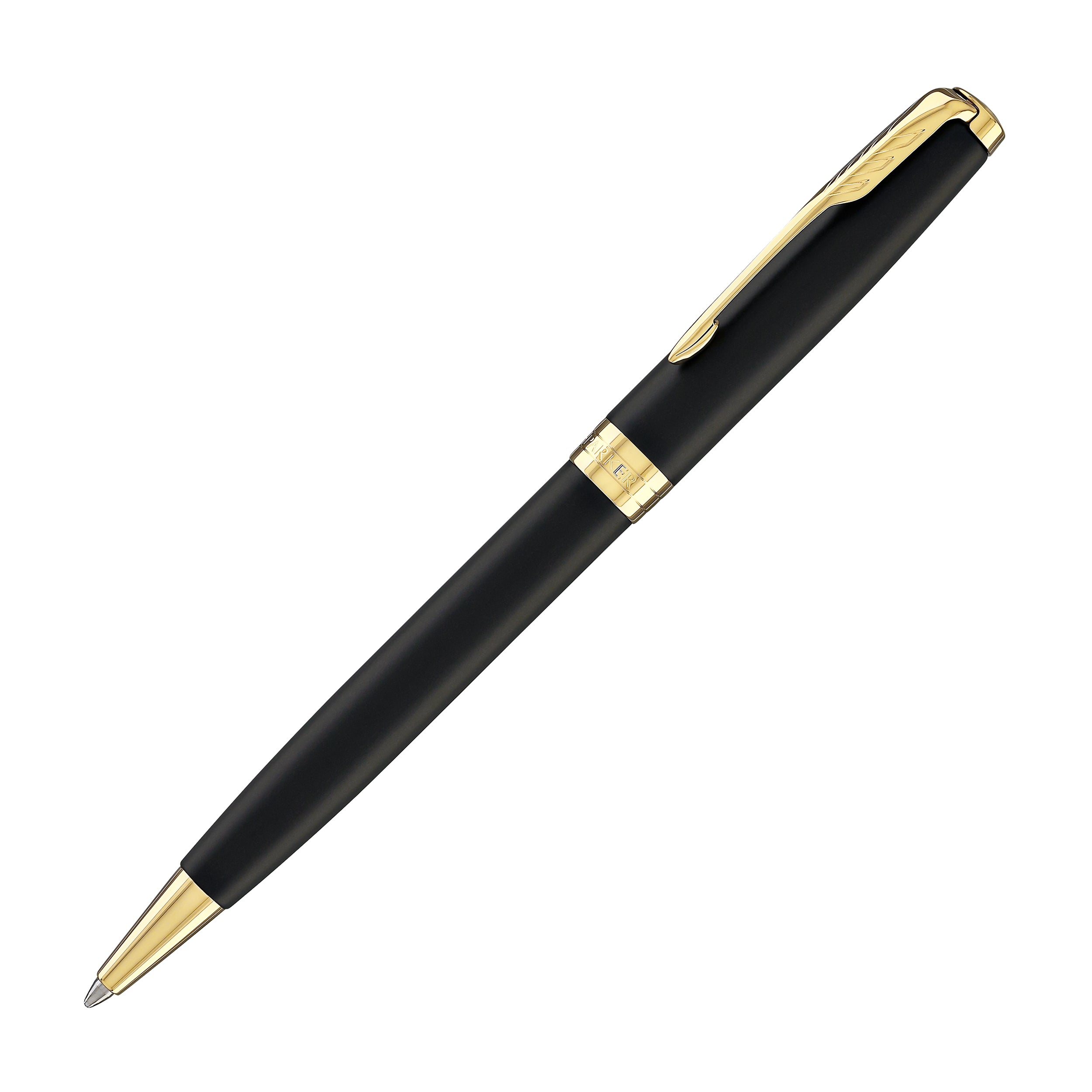 Parker Sonnet Retractable Ballpoint Pen in Matte Lacquered Black