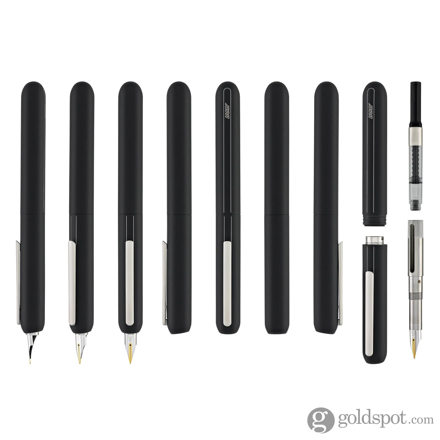 Lamy Dialog 3 Fountain Pen in Matte Black - Goldspot Pens