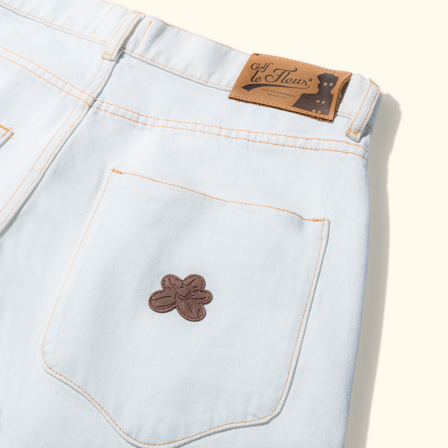 Wavy Pocket Jeans Light Wash – GOLF le FLEUR*