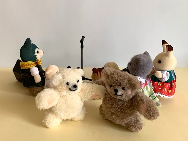 モモンガハウス(うさぎ花柄)Ver.2 春(夏)秋仕様 1900円