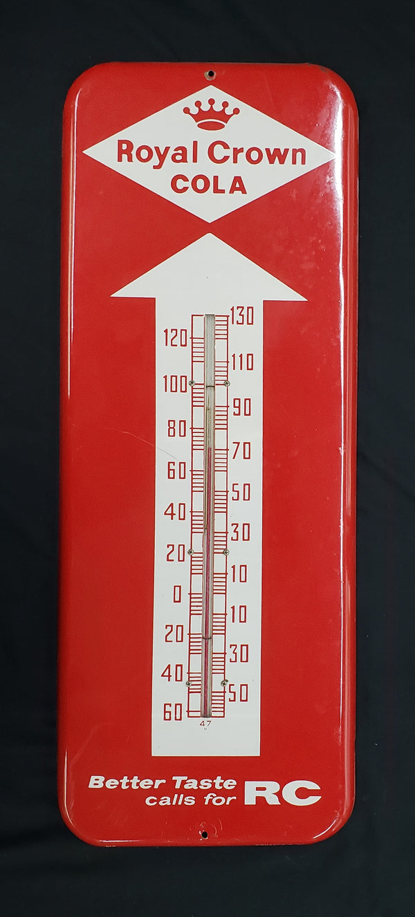 Vintage Royal Crown Cola Better Taste Calls for RC Metal Wall